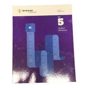 Brand NEW Open Up Resources Grade 7 Unit 5 Mathematics Homeschool 2018 Education
